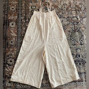 NWT Laude the Label Laurel Jumper in gingham birch jumpsuit romper